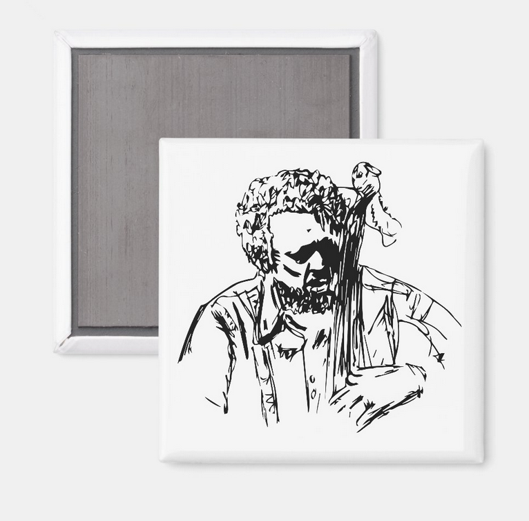 Charles Mingus - Jazz Bass - Fridge Magnet