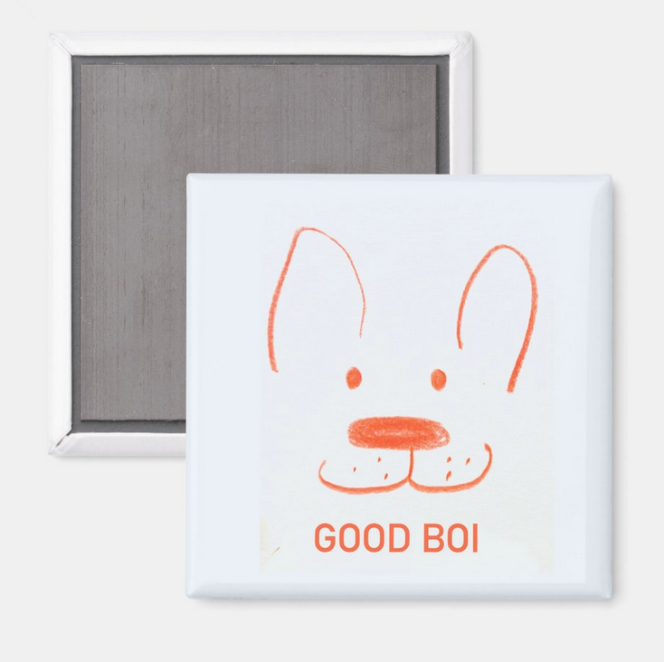 Good Boi! - Puppy Dog - Fridge Magnet