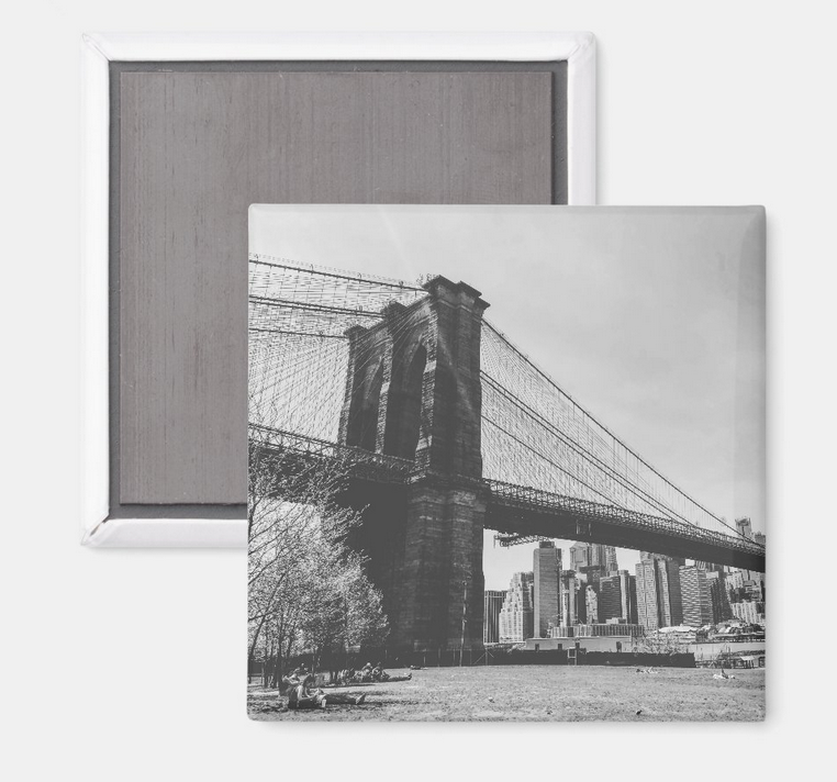 Brooklyn Bridge NYC Photo - Fridge Magnet