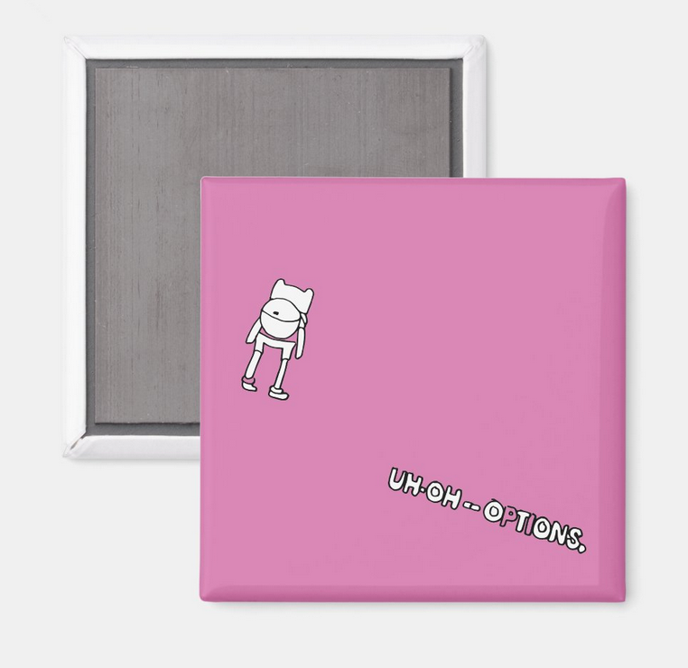 Finn The Human - Adventure Time - Fridge Magnet