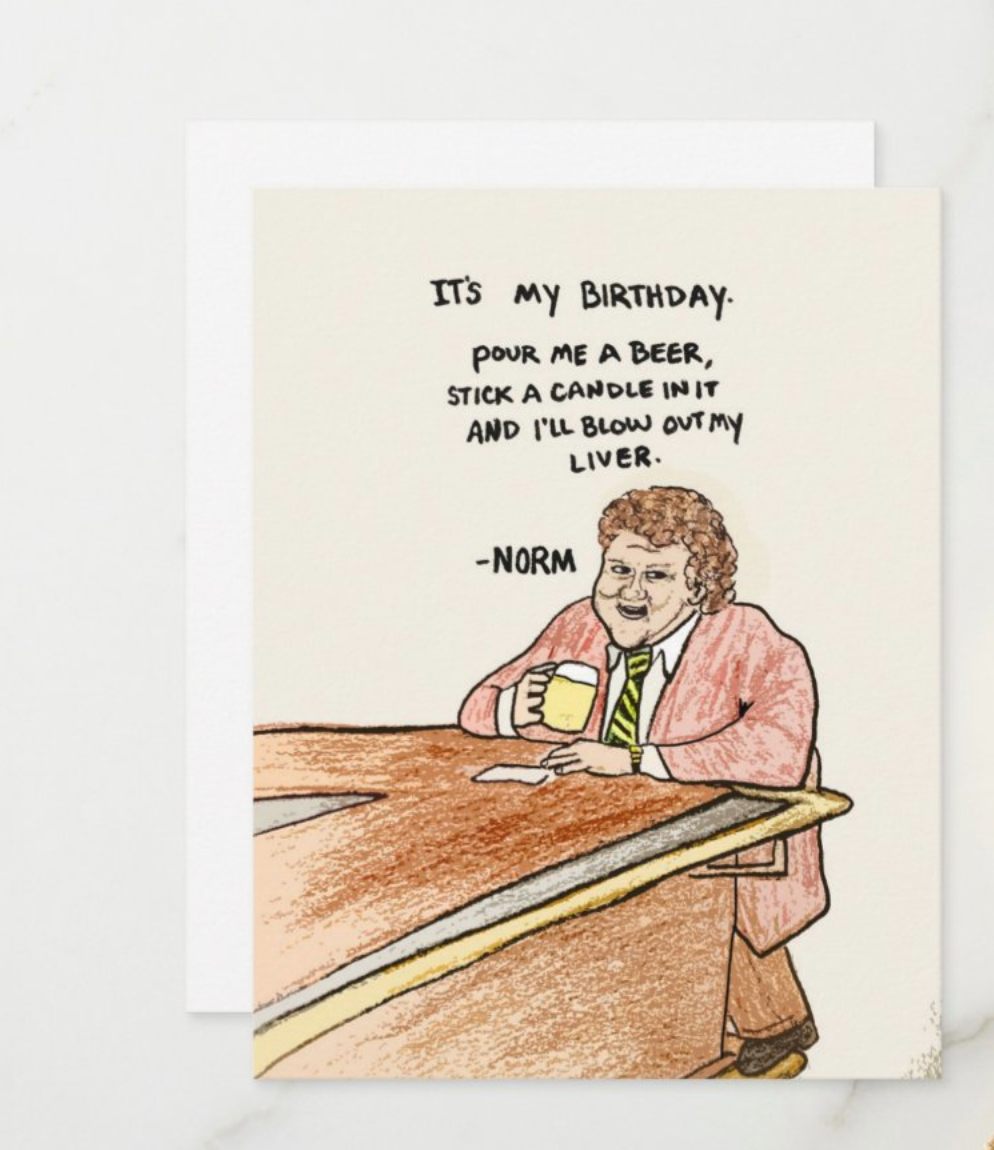 Cheers! Norm's Bday Beer Card