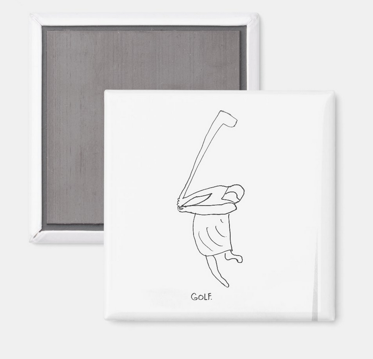 Golf Fridge Magnet